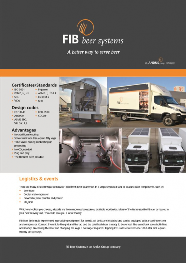 Brochure: Logistica ed Eventi